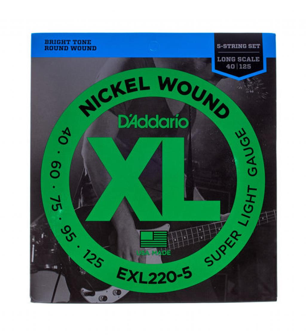 Daddario Exl220-5 5 Cordas