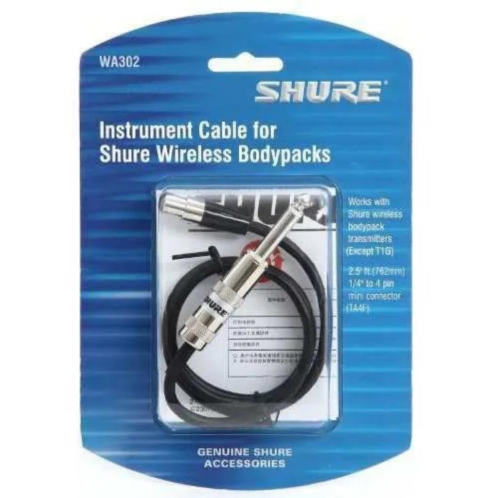 Shure WA302 Cable P10/mini XLR