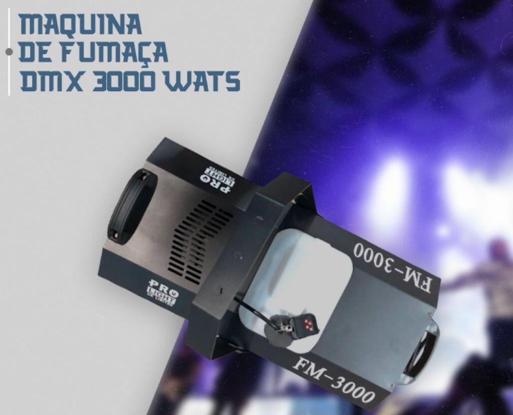 Prolight Maquina Fumaca 3000 C/dmx e Timer