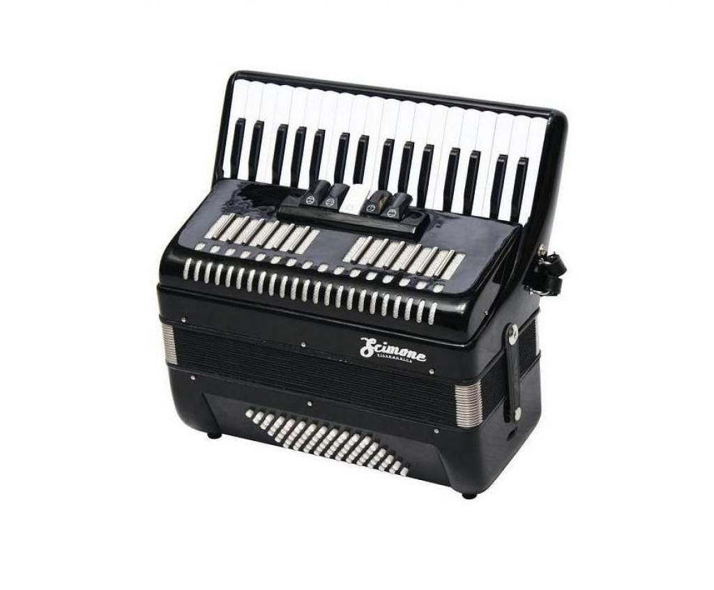 Acordeon Scimoni 72 Baixos 2353 34K BK