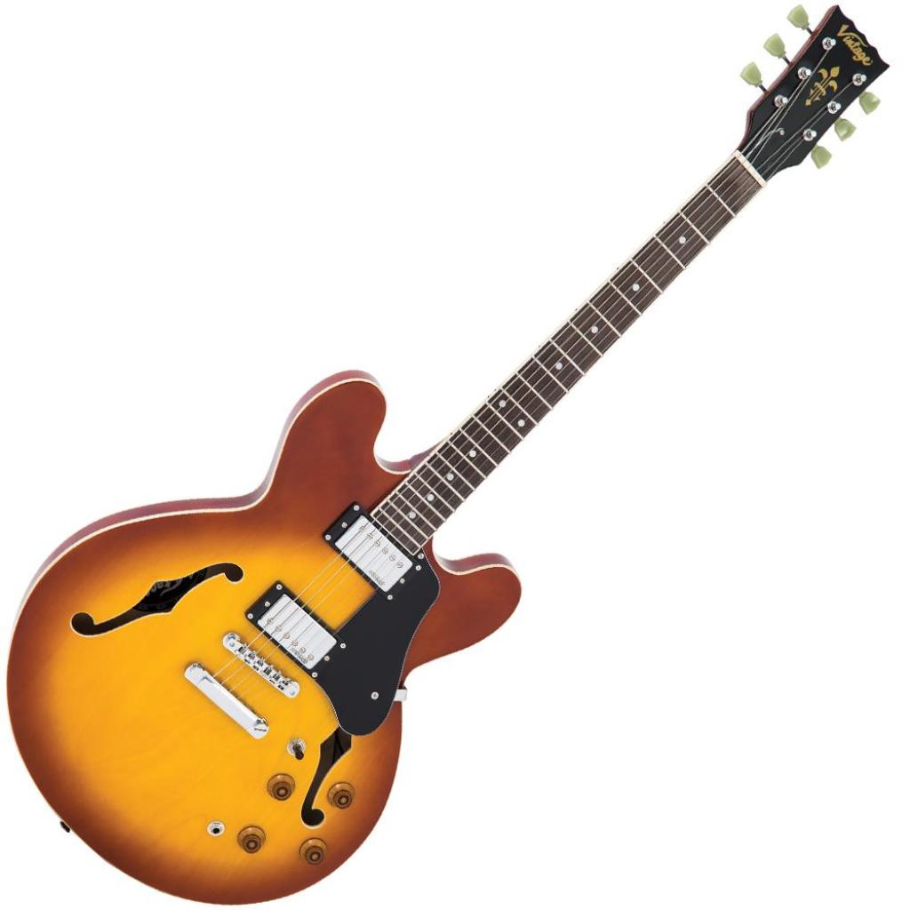Vintage Guitar Semi Acustic Vsa500mp HB