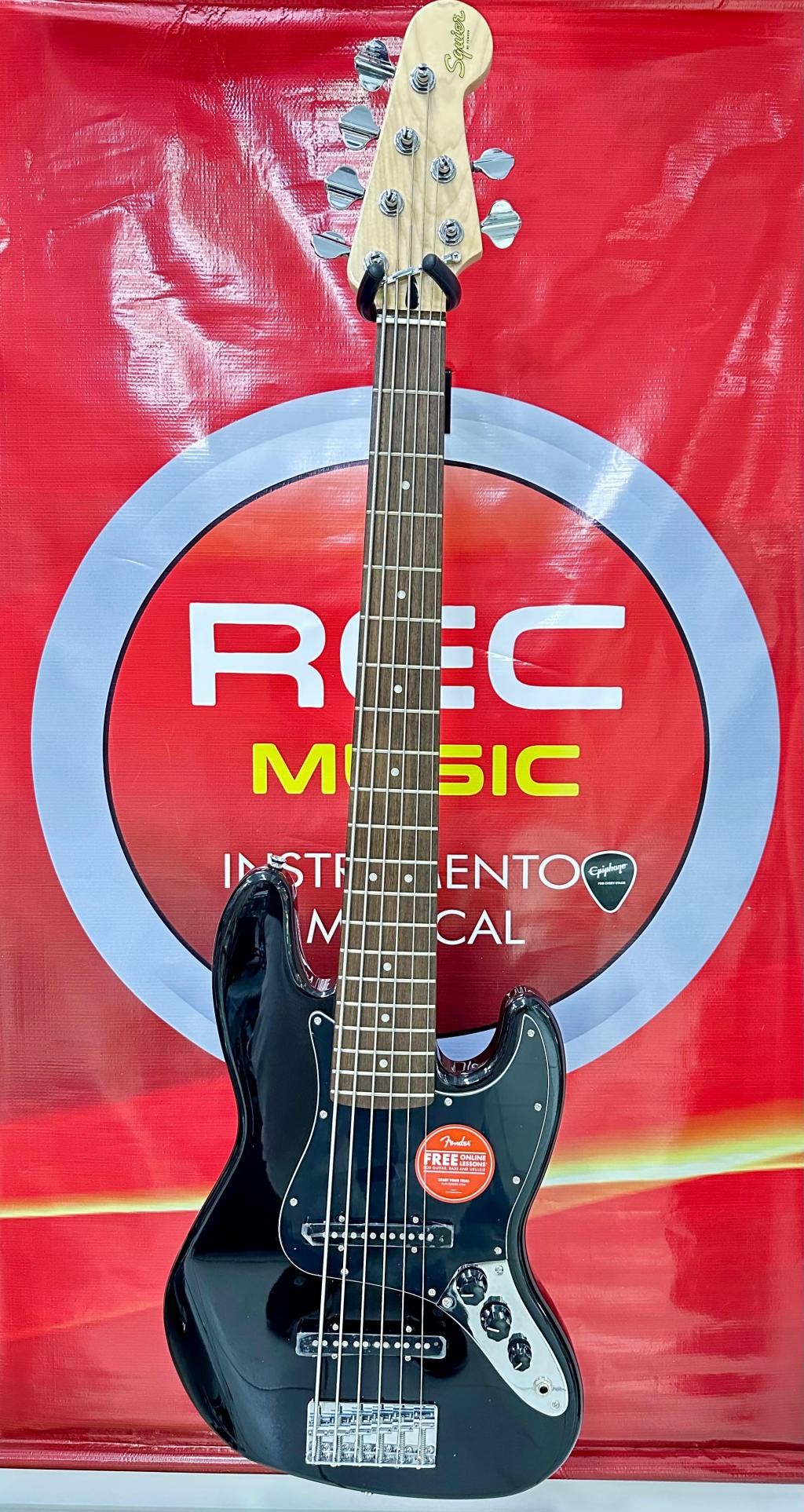 Fender Bass Squier AFF J.bass VI LRL BK 0378671565