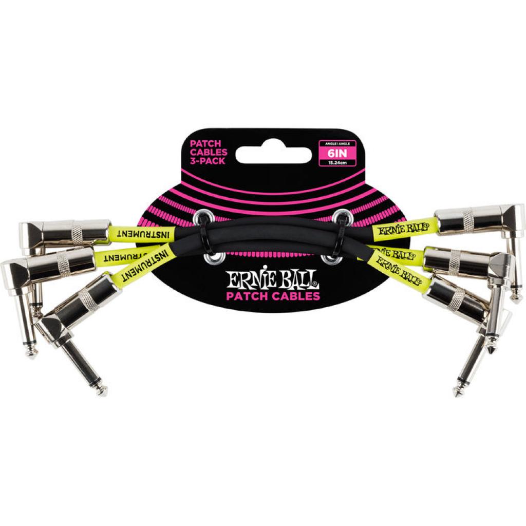 Ernie Ball Cabo Patch Cables 3-Pack