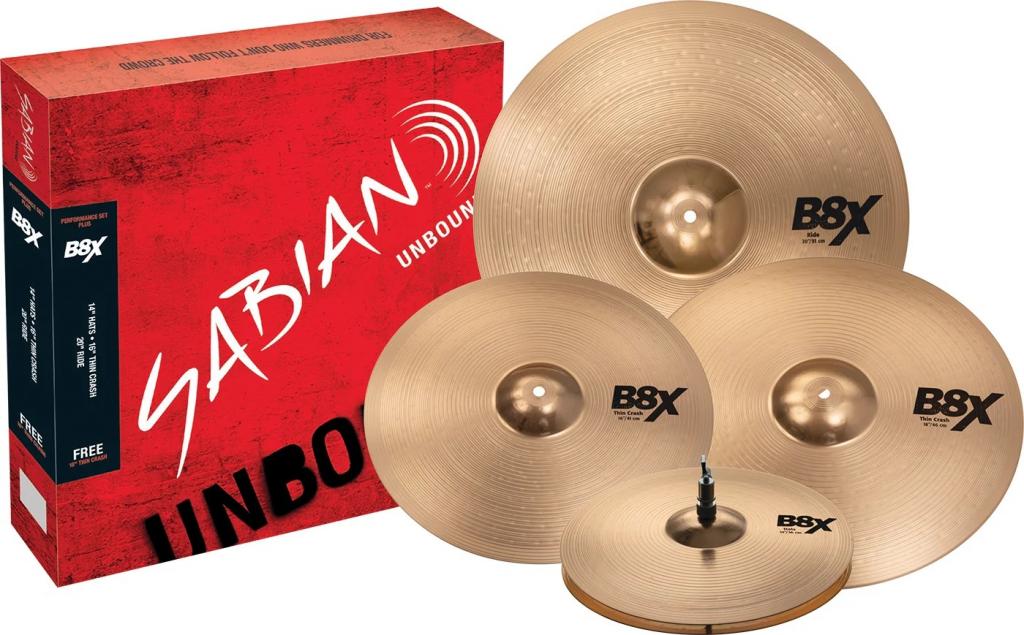 Sabian KIT B8X Performance 14"16''18'20" 45003xg