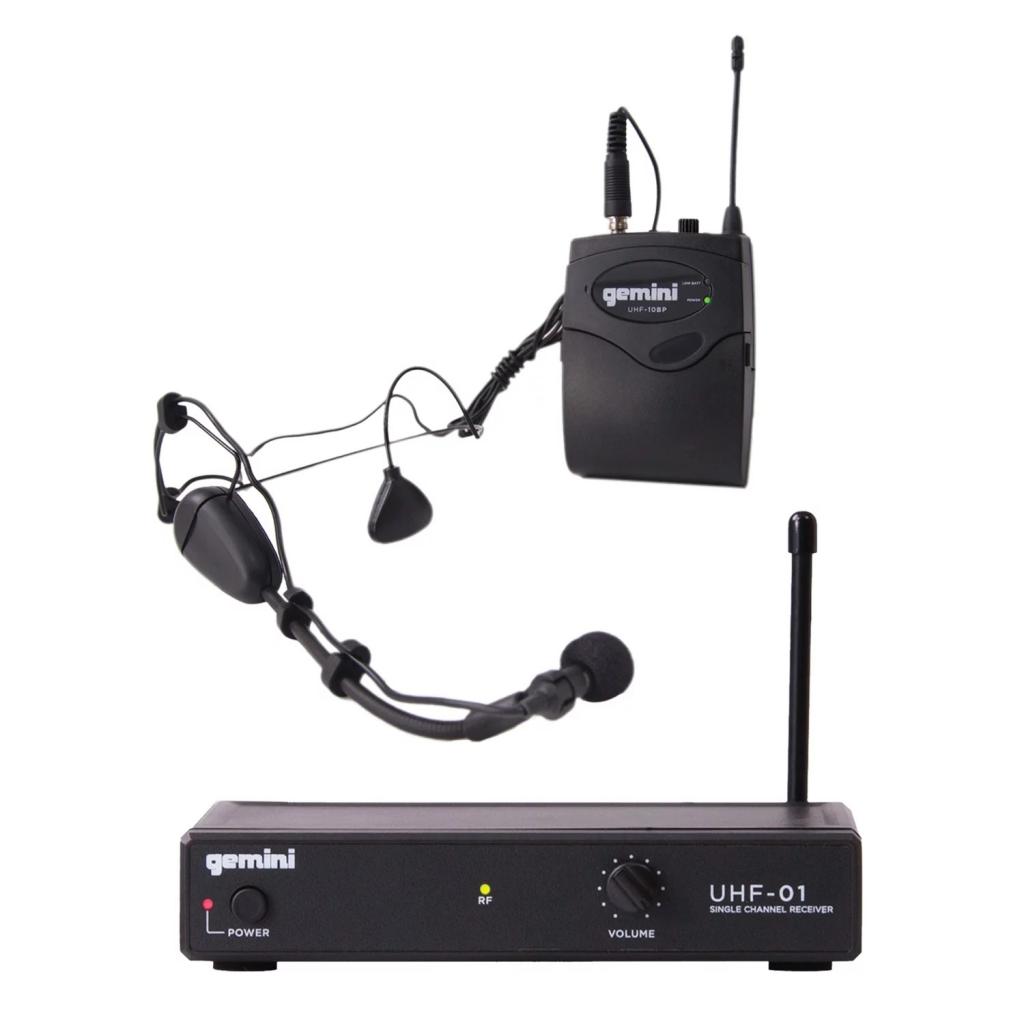 Gemini MIC UHF 01HL Cabeca Single