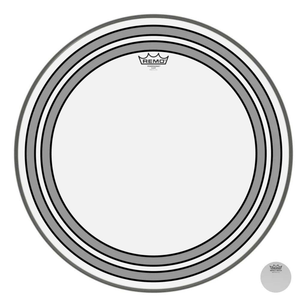 Remo PW-1322-00 22" Powersonic Clear
