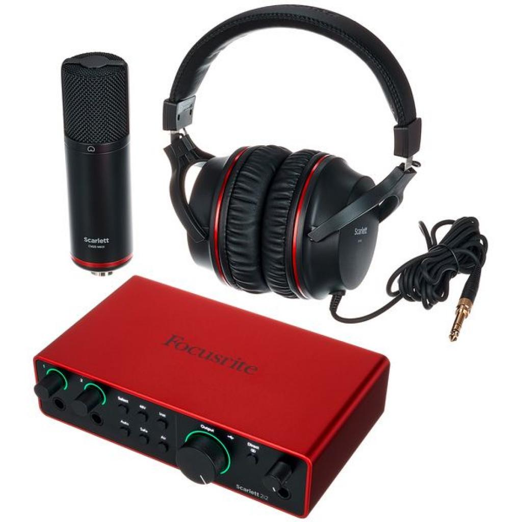 Focusrite Scarlett 2I2 Studio GEN4 KIT