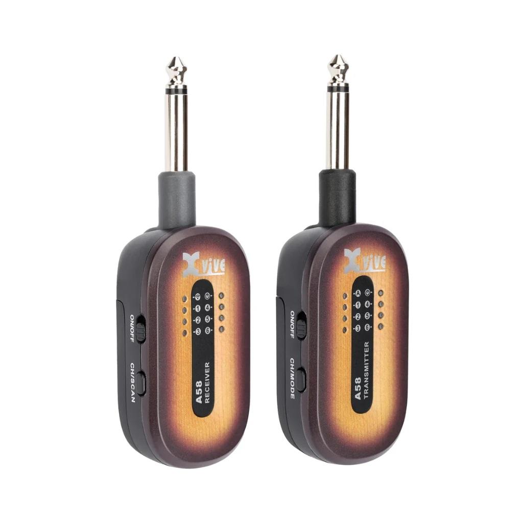 Xvive A58 Sunburst Guitar Wirelees