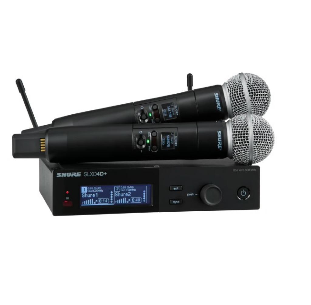 Shure Slxd24d+br/sm58 Dual *new*