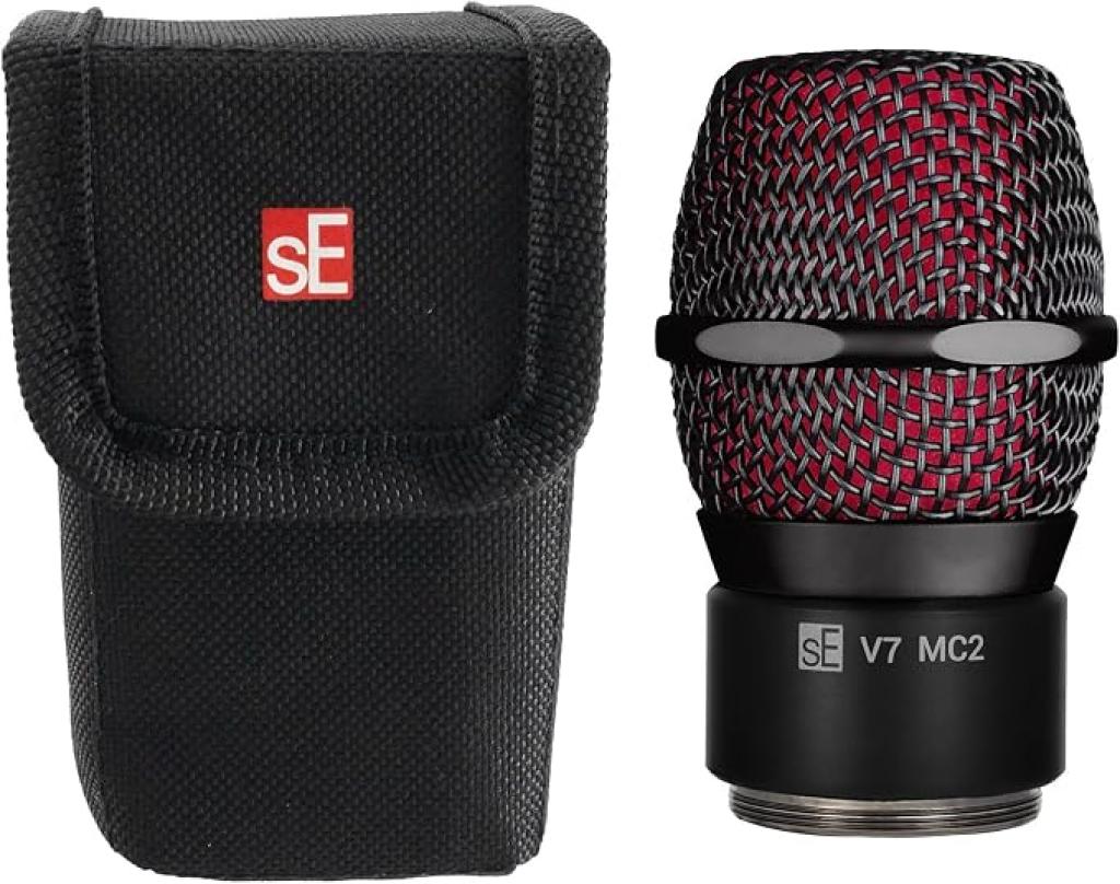 SE Electronics V7 MC2 Black BLMP3 Caps. P/ Sennhei