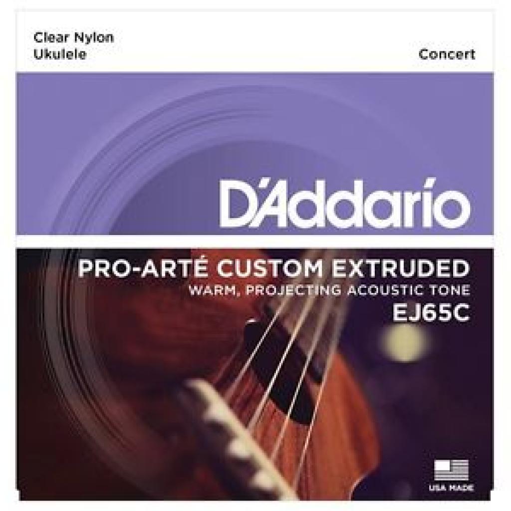 Daddario EJ65C Ukulele Clear