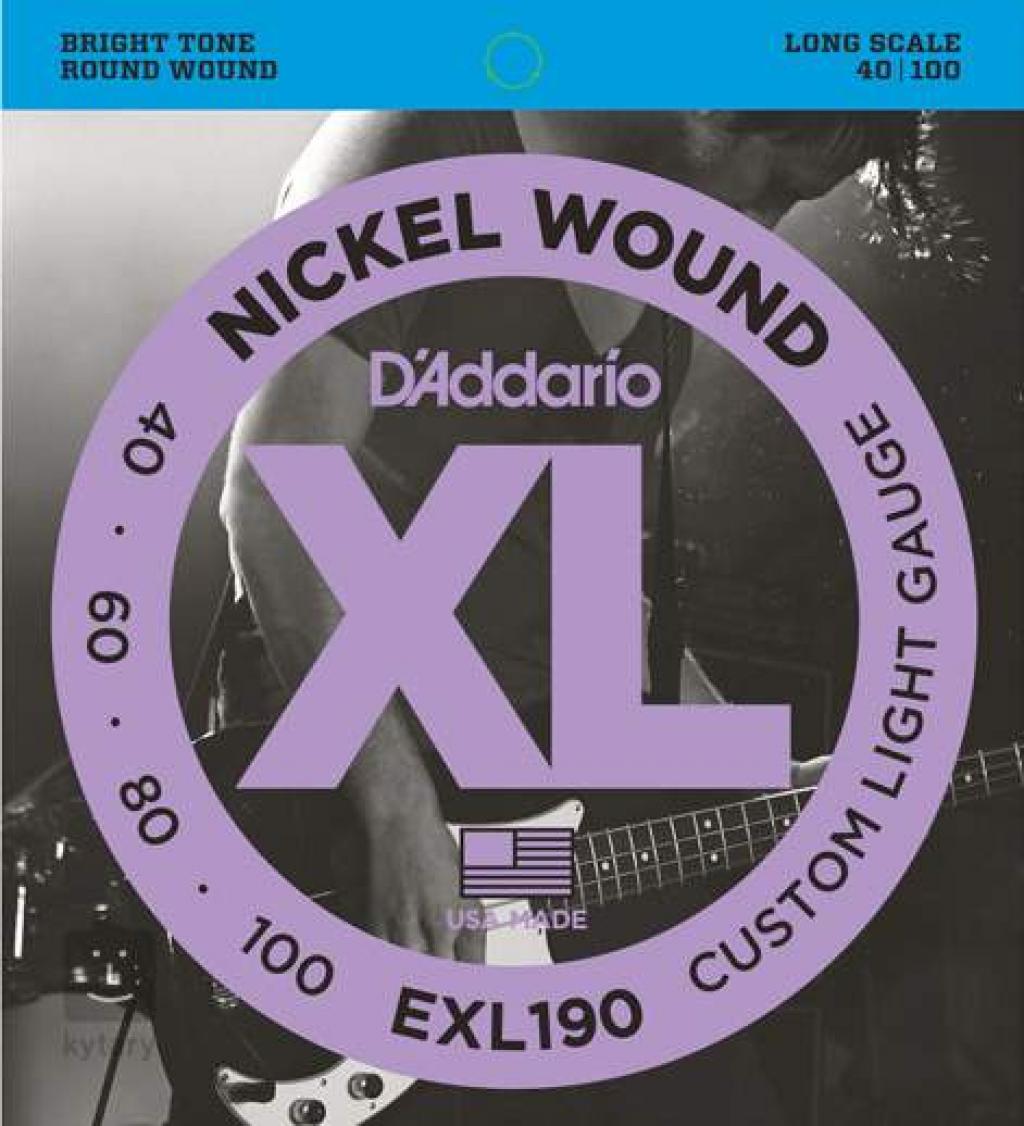 Daddario Exl190 0.40 4 Cordas