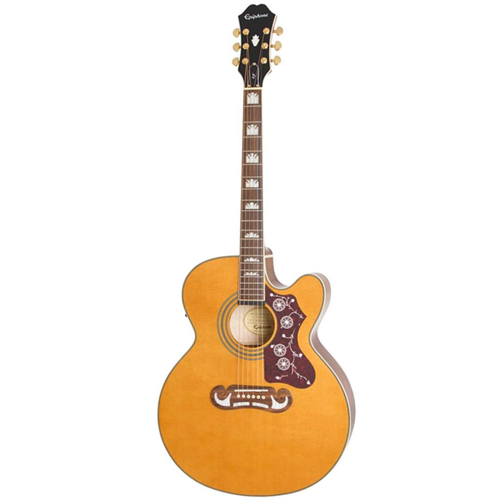 Epiphone Violao J200ec Studio Natural