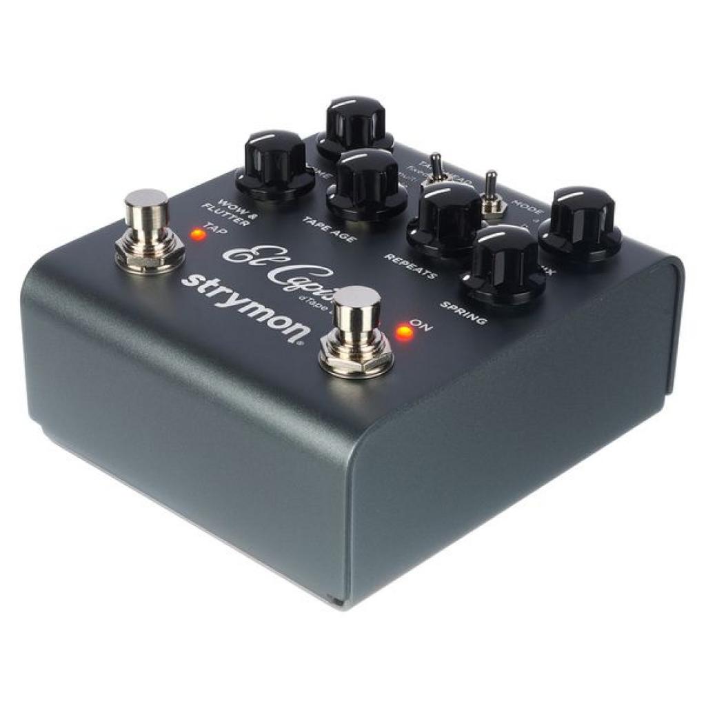 ギター Strymon El Capistan (Tape Echo) Strymon El Capistan Dtape Echo Pedal V2 C/ Cor Cinza-escuro