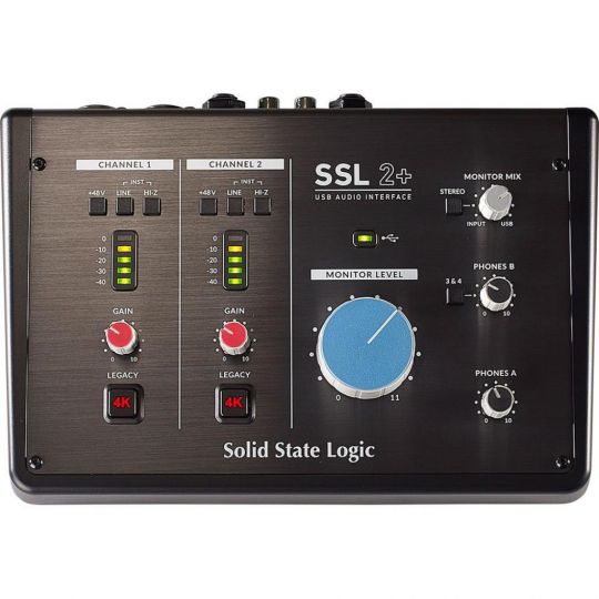 SOLID STATE LOGIC SSL 2+ USB AUDIO INTERFACE