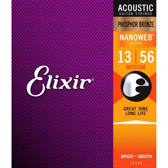 ELIXIR VIOL. PHOSPOR BRONZE 0.13 (16102)