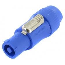 CONECTOR NEUTRIK NAC3 FCA POWERCON AZUL LINHA