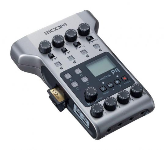 ZOOM PODTRACK P4 PODCAST RECORDER