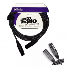 SANTO ANGELO CABO MICROF. NINJA XLR/XLR 10FT 3MTS