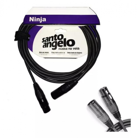 SANTO ANGELO CABO MICROF. NINJA XLR /XLR 10FT 3MTS