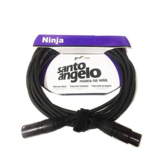 SANTO ANGELO CABO MICROF. NINJA XLR /XLR 20FT 6MTS