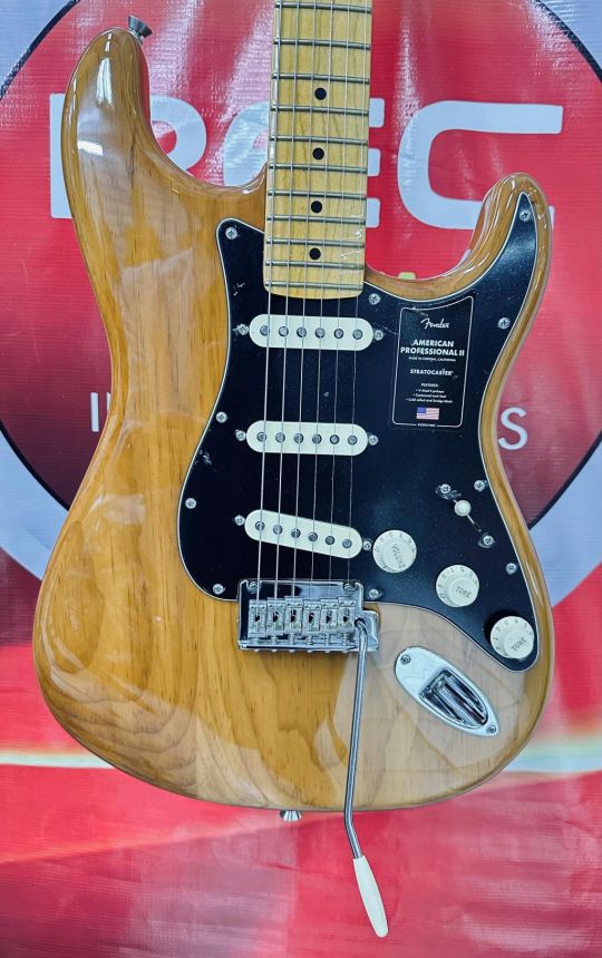FENDER GUIT. STRAT AM PRO II MN RST PINE