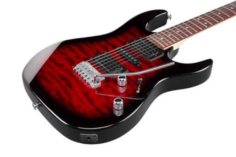 IBANEZ GUITAR GRX70 QA TRB VERMELHA