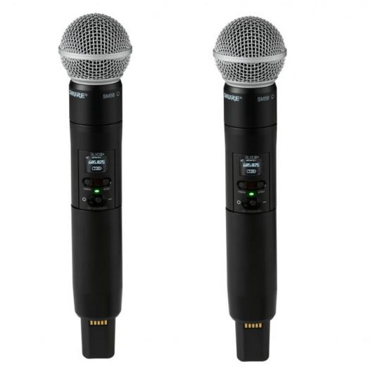 SHURE SLXD24D+BR /SM58 DUAL *NEW*