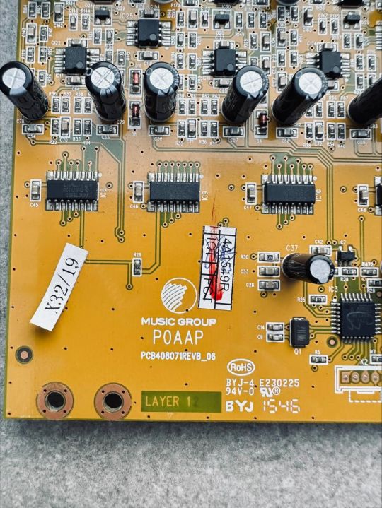 BEHRINGER PLACA X32 INPUT 1-8CH