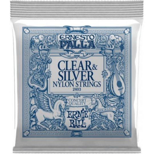 ERNIE BALL 2409 NYLON ERNESTO PALLA SILVER