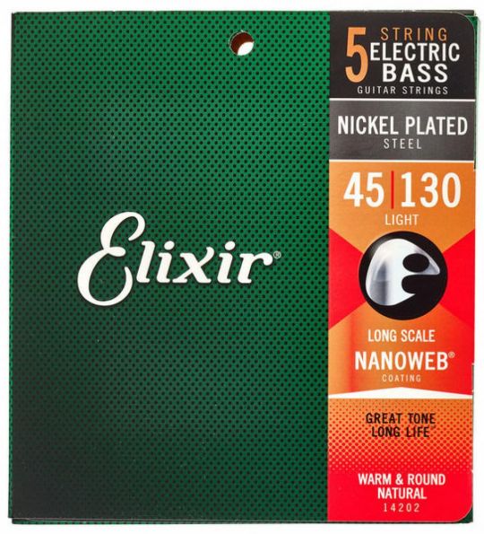 ELIXIR BASS 5 CORDAS